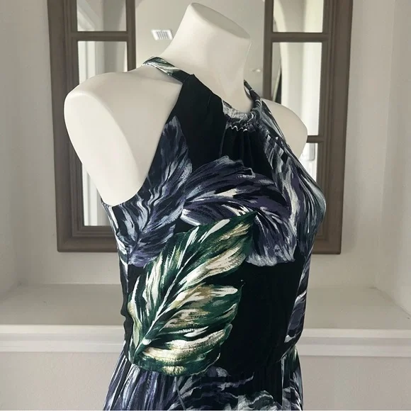 Anthropologie’s Cynthia Rowley Tiered Halter Maxi Dress Size S New w/Tag - Picture 5 of 10